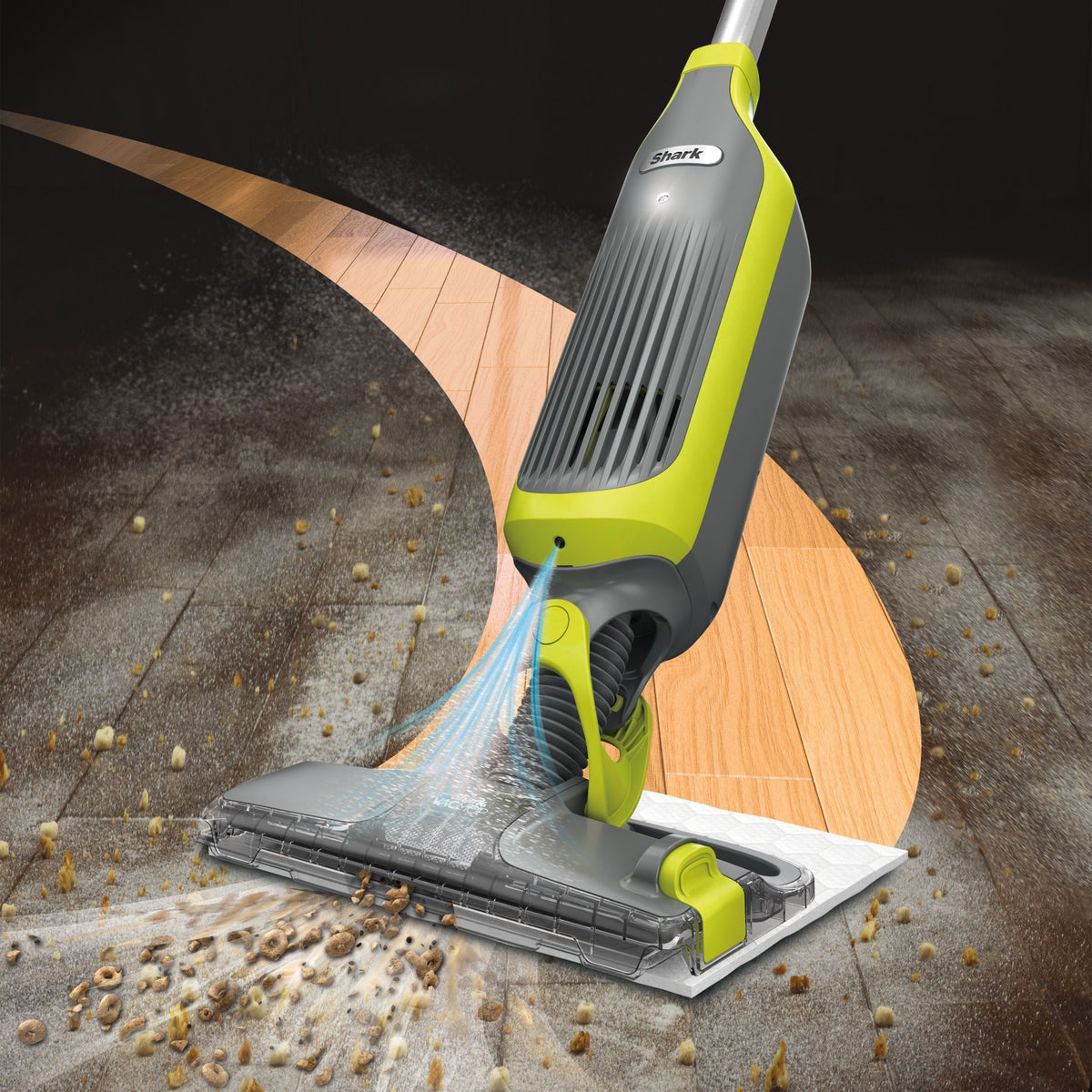 VACMOP Hard-Surface Cordless Vacuum Mop with Disposable VACMOP Pad