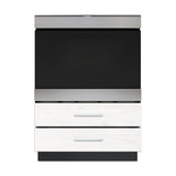 Under the Counter Microwave Drawer and Oven Pedestal, 24-in