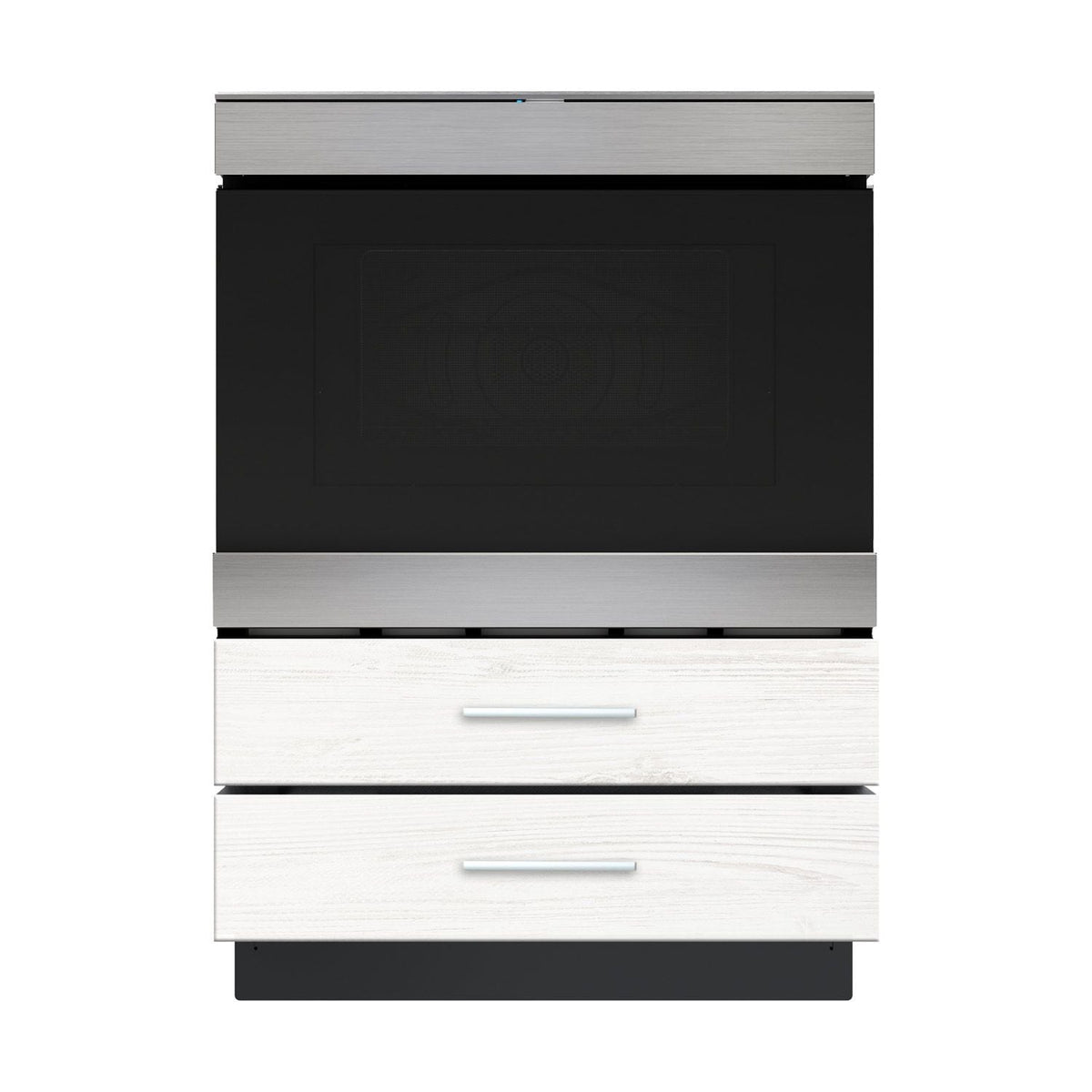 Under the Counter Microwave Drawer and Oven Pedestal, 24-in