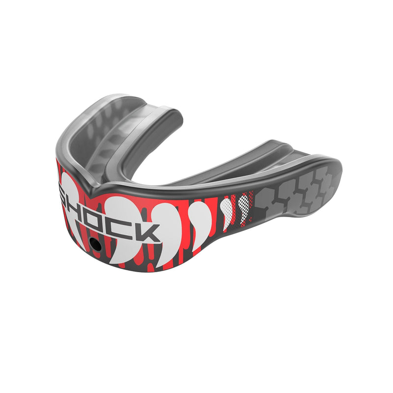 Gel Max Power Mouthguard, Junior/Senior, Red Drip Fang Q6317