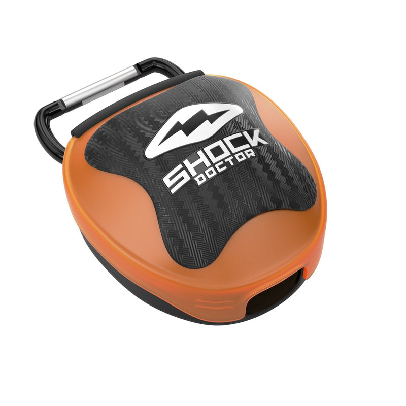 Mouthguard Case, Orange/Black, One Size Fits Most Y7266