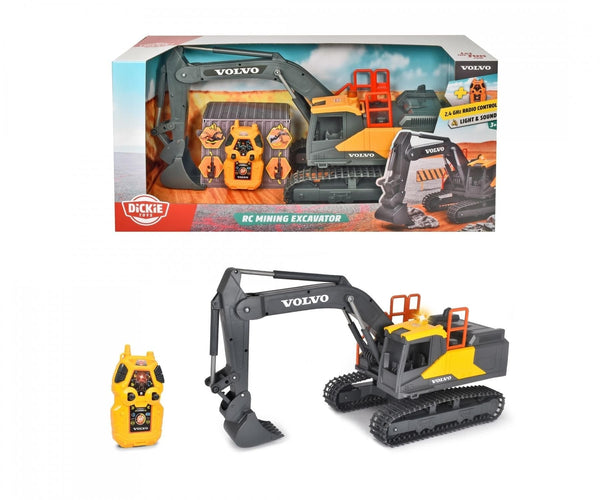 Simba Dickie RC Excavator Construction Toy with Effects for Ages 3+ U2997