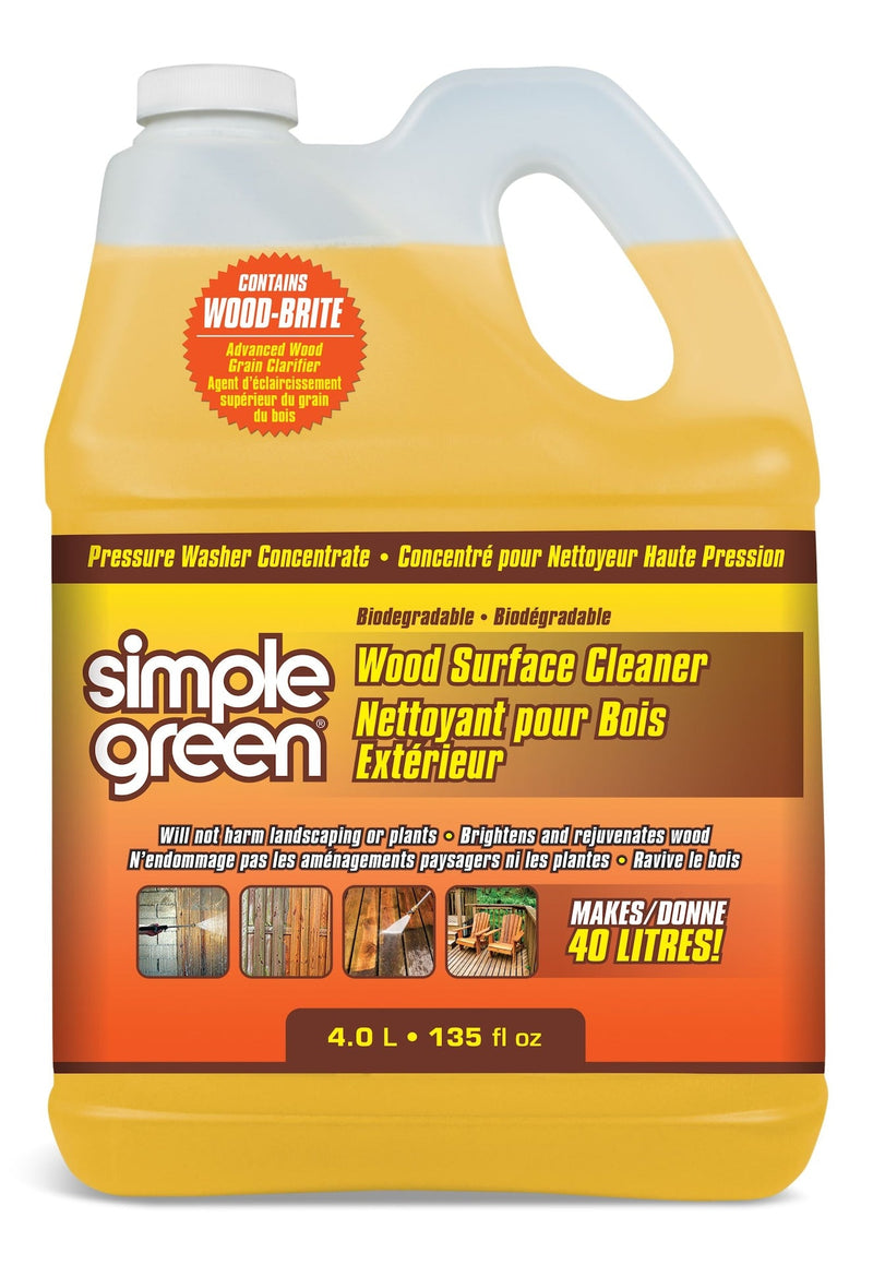 Wood Surface Concentrate Pressure Washer Detergent, 4L N6490