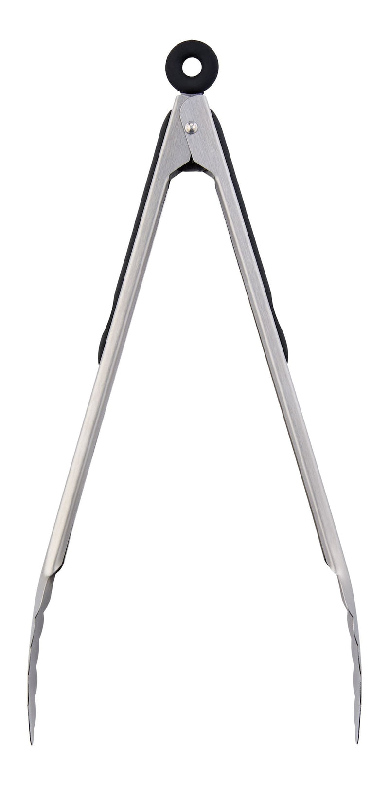 Stainless Steel Tongs with Locking Mechanism, 12-in Y1079