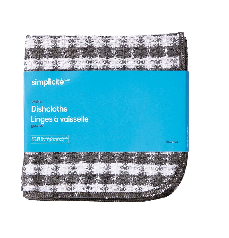 Waffle Dishcloths, 8-pk N1427
