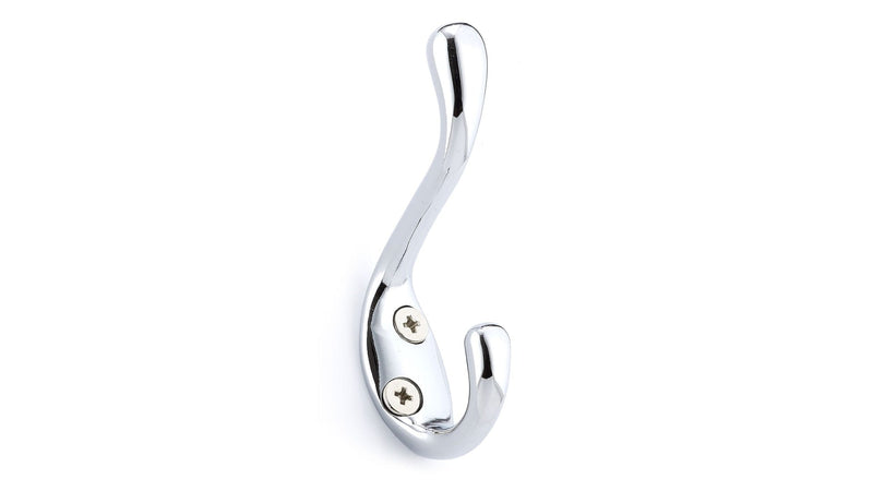 Single Hook, 3.5", Chrome, 3pk J5385