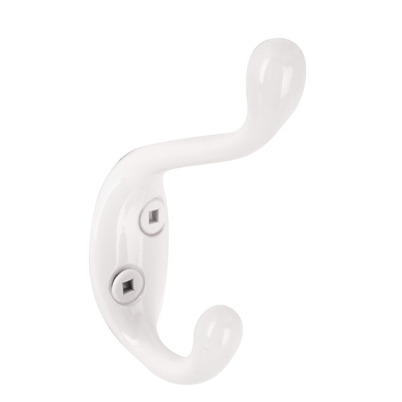 Single Hook, 3.5", White, 3pk M1647