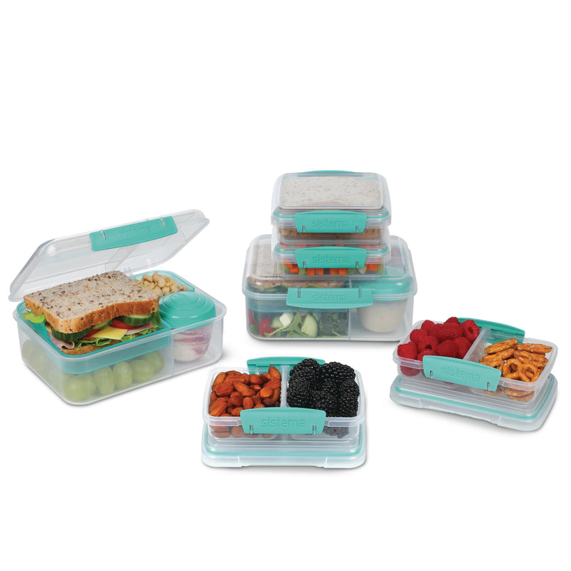 Bento To-Go Box, 6-pk, Assorted Colours F9692
