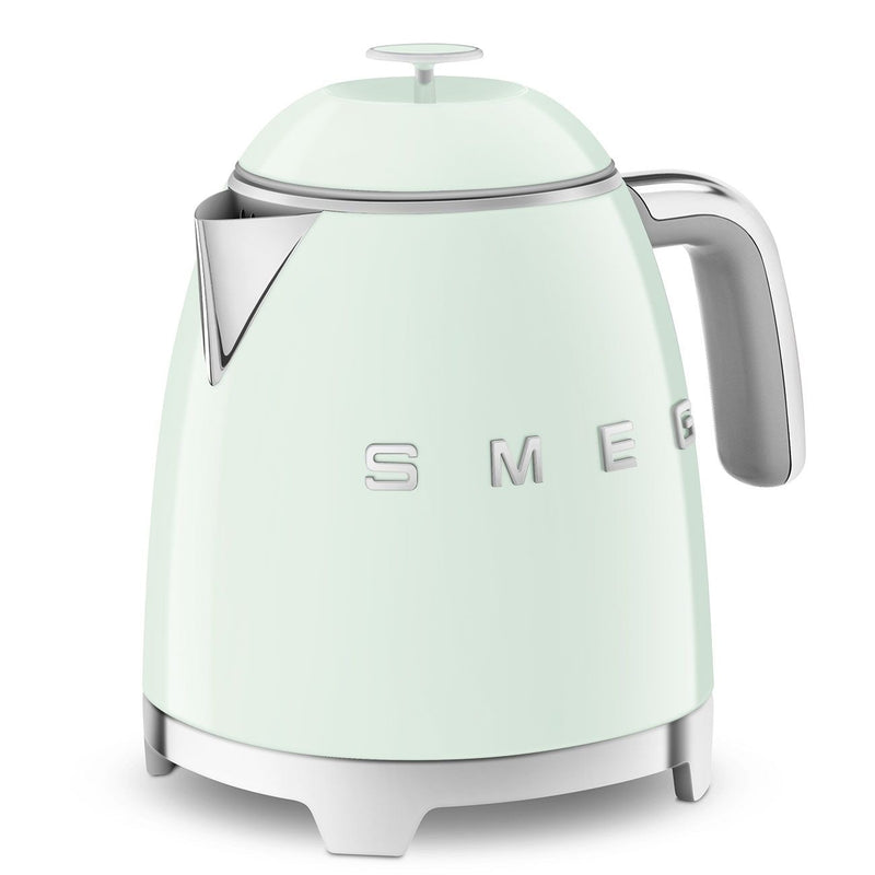 50's 1400W Retro Style Electric Mini Countertop Kettle with Cordless Base, Pastel Green, 0.8-L V8373