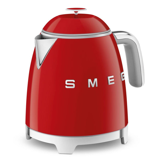 50's 1400W Retro Style Electric Mini Countertop Kettle with Cordless Base, Red, 0.8-L K0994