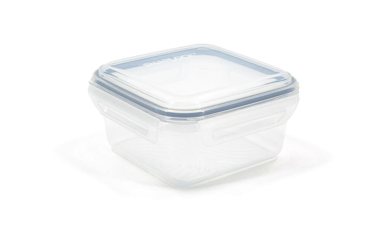 Clear Rectangular Clear Food Storage Container with Lid, Nestable, 1.1-L A2762