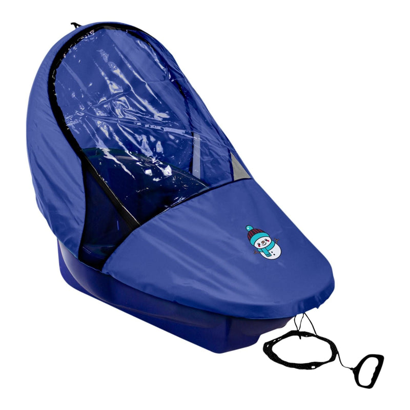 Snocruzer Covered Baby Sled/Toboggan for Ages 12-36 Months, Blue A9964