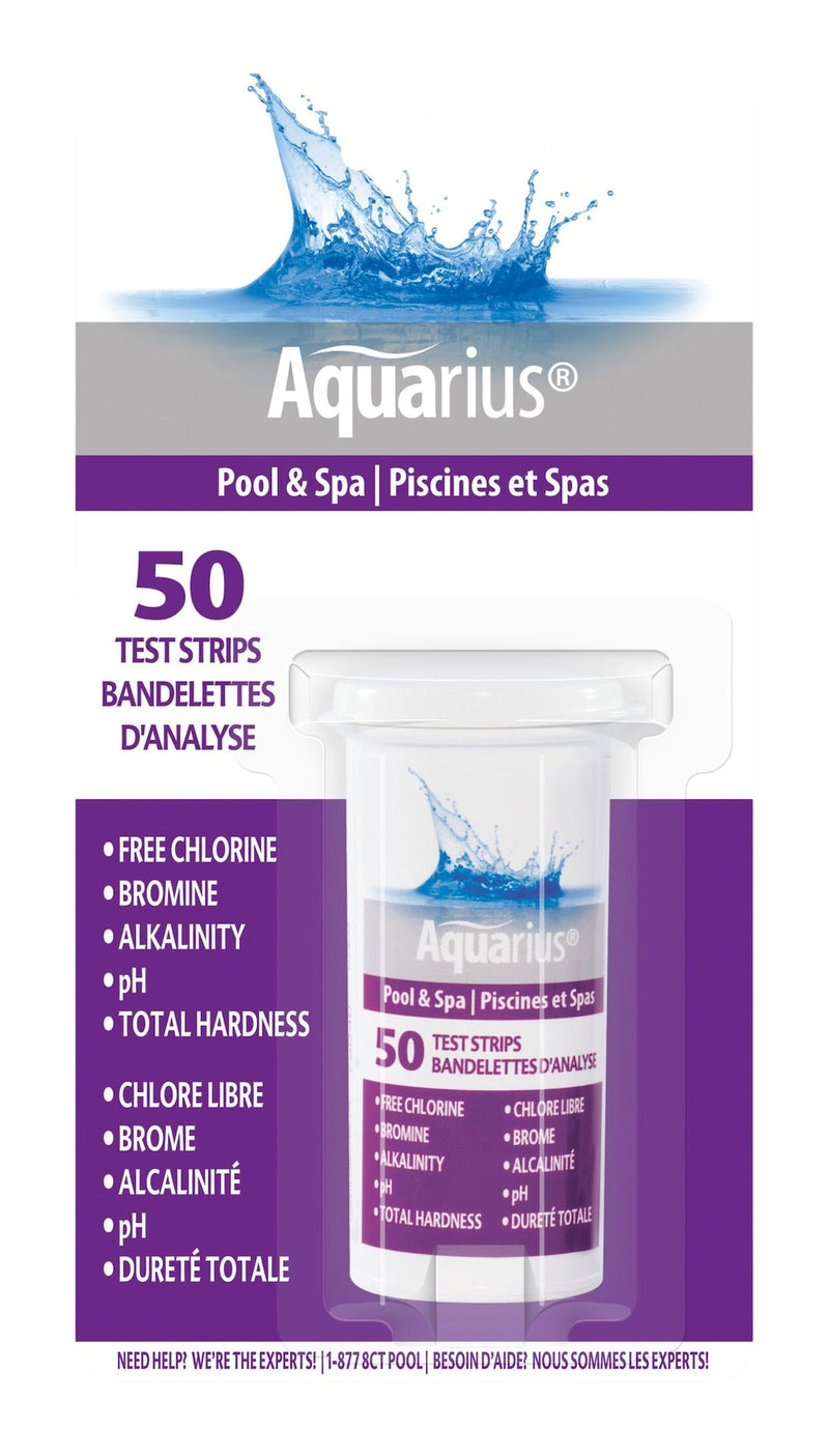 Sodium Chloride Pool & Spa Test Strips, 50-pk G992