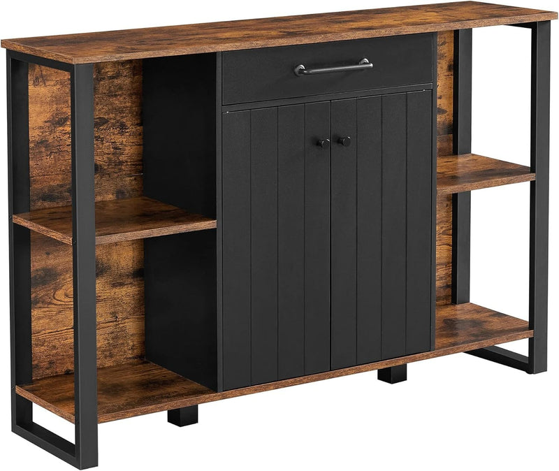 Home Rustic Brown Storage Cabinet with Drawer S3692