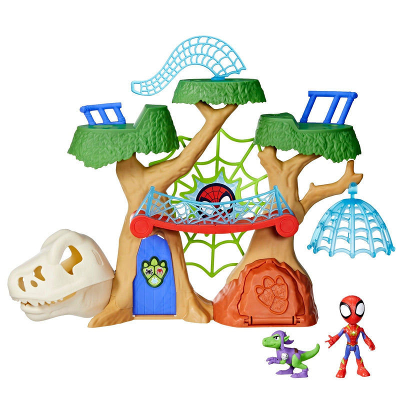 His Amazing Friends Dino-Webs Treehouse Playset with Toys, Ages 3+ V9029