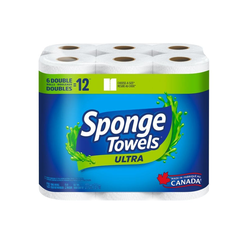 Ultra Choose-A-Size Paper Towel, 2-ply, 6-pk T3218