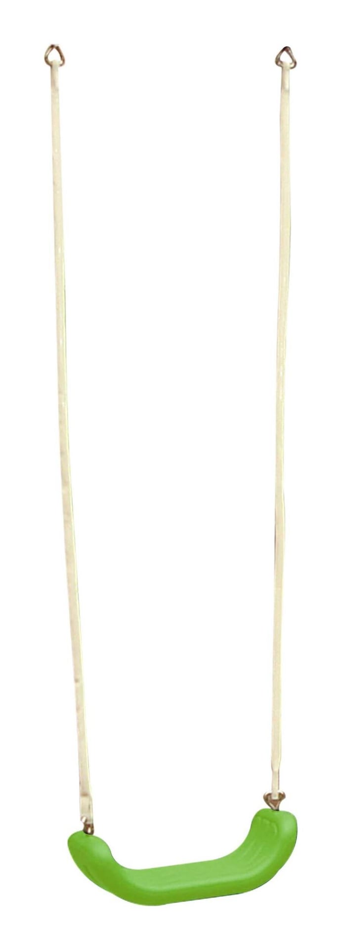 Outdoor Replacement Swing Seat with Two Rings and a Rope, Ages 4+, Green P8062