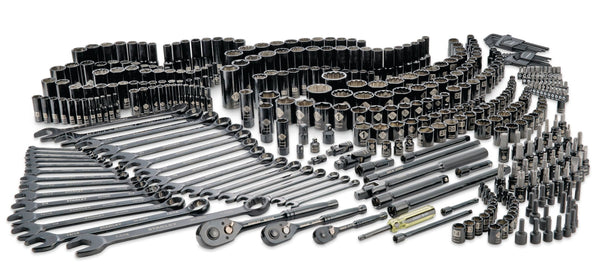 Professional Grade Black Chrome Socket Set, SAE/Metric, 427-pc L9871