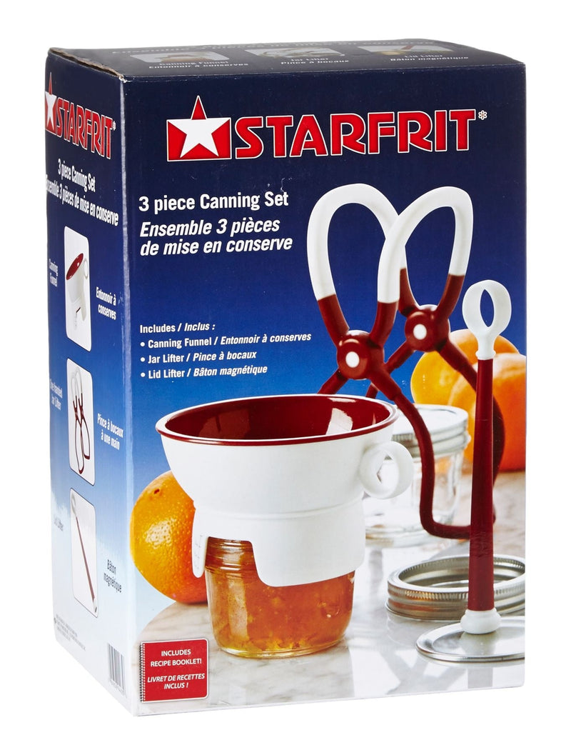 Canning Set with Funnel, Jar Lifter and Lid Lifter, 3-pc N4026