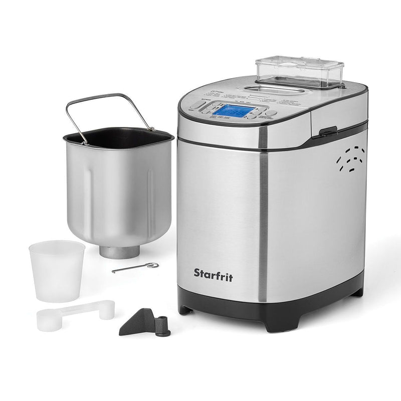 Digital Display Breadmaker, Stainless Steel, 2-lb S9725