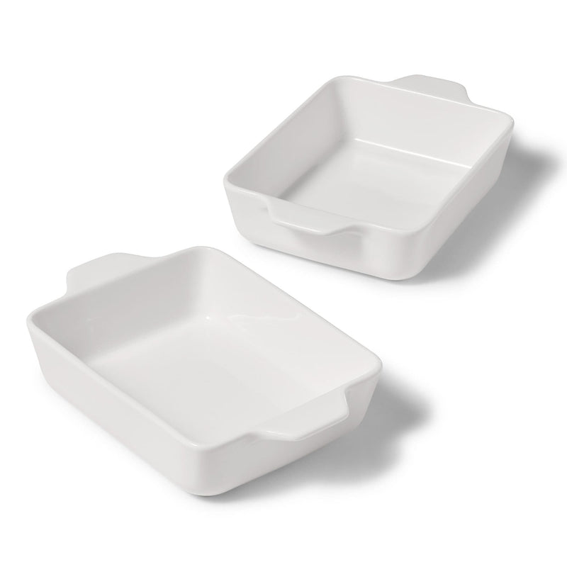 Gourmet Bistro Cooking Dishes, 2 Piece, White R4508