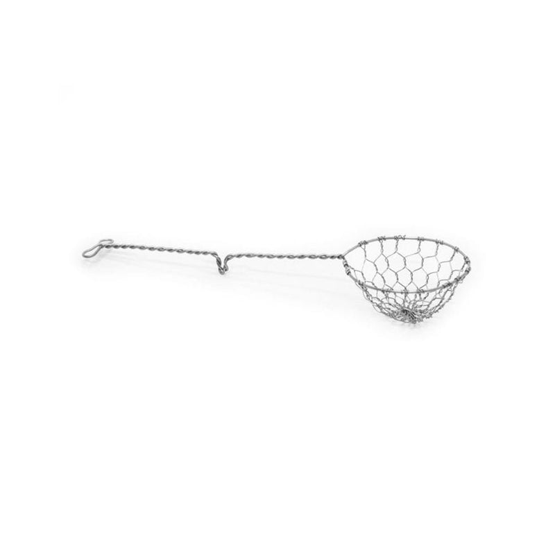Stainless Steel Fondue Strainer, Chrome Finish, 2.5 x 8.5-in E7415