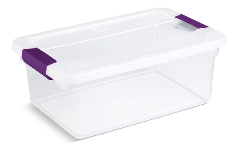 ClearView Storage Box with Latched Lid, 14-L E3872