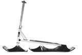 Snow Kick Free Kids' Winter Snow Ski Scooter with Height Adjustable Handle, Ages 7+