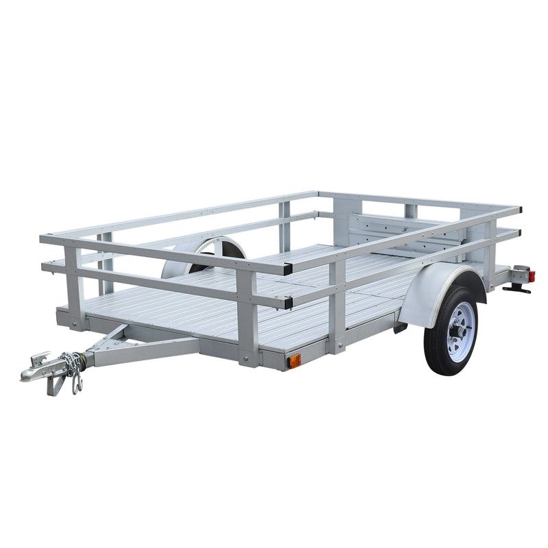 5x8-ft Rail Side Galvalume Plus Kit Trailer Y1637