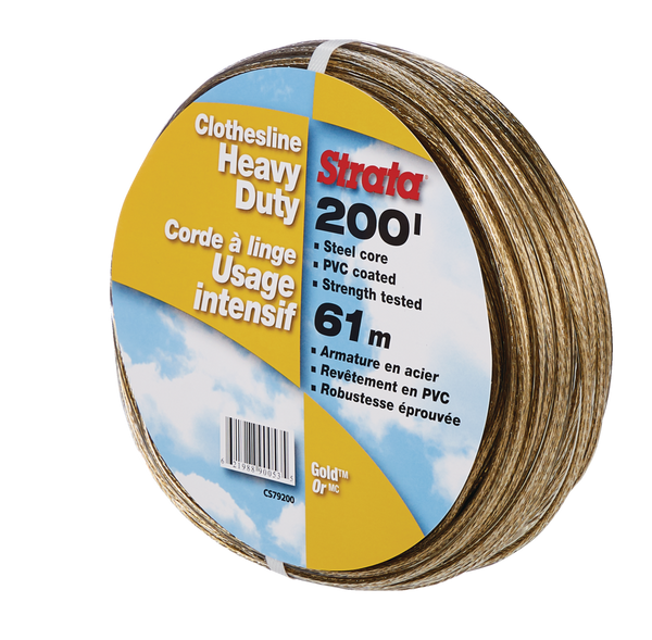 Gold Heavy Duty Clothesline, 200-ft E3304