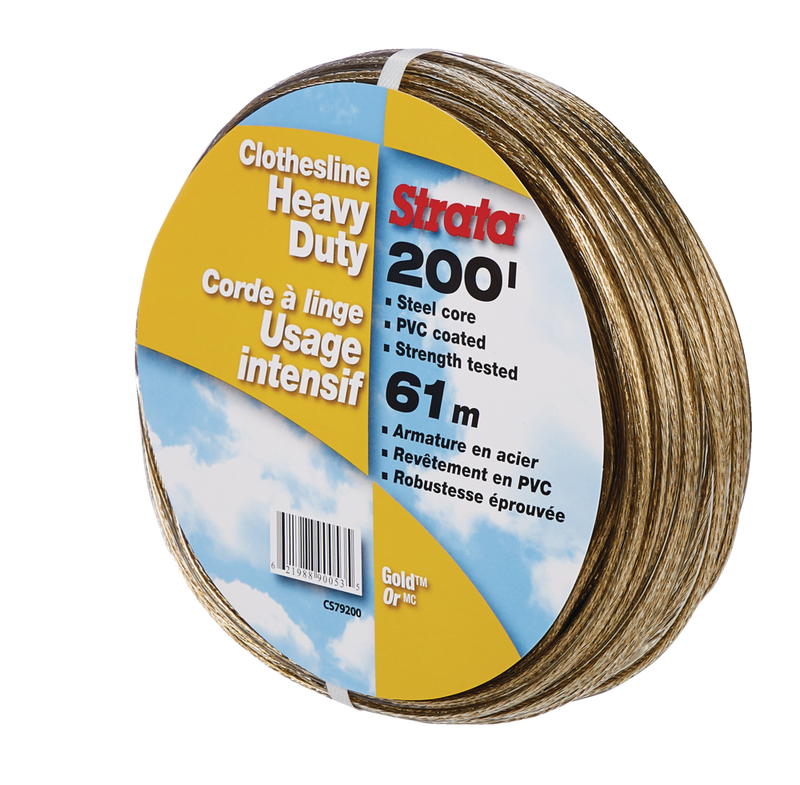 Gold Heavy Duty Clothesline, 200-ft E3304