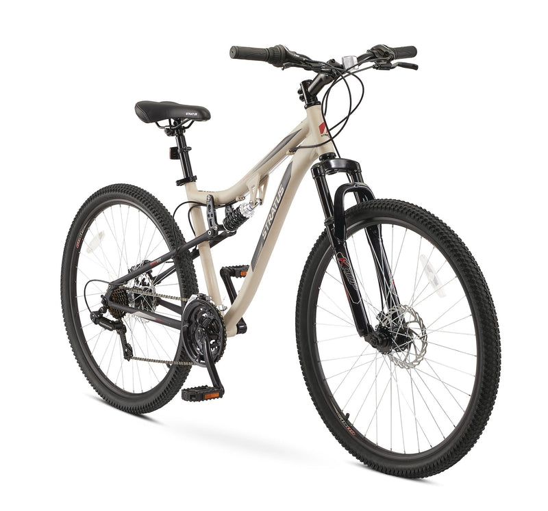 Striker Adult Bike, 21-Speed, 17-in Aluminum Frame, 27.5-in, Beige B1991
