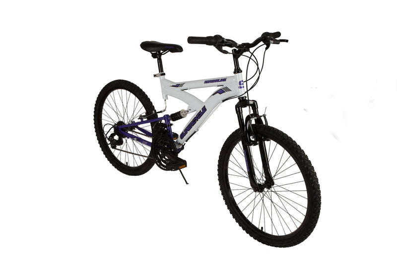 Adrenaline Youth DS Mountain Bike 24-in, White P2698
