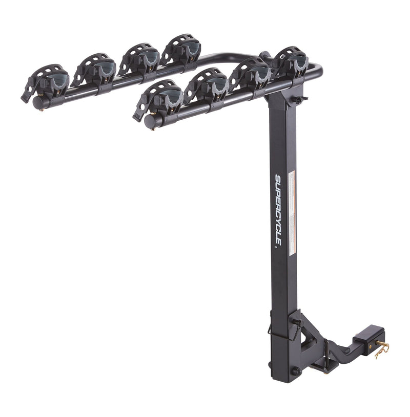 Dual Arm Hitch Mounted Hanging Bike Carrier, 4-Bikes E5987
