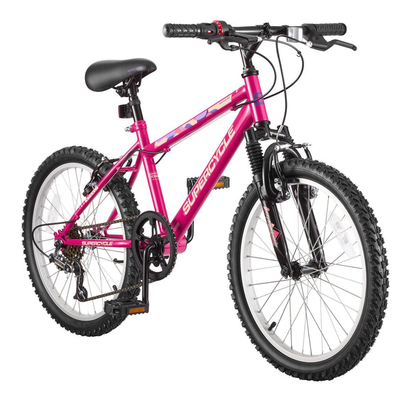Impulse Youth HT Mountain Bike with 5-Speed Grip Shifting System, 20-in B5003