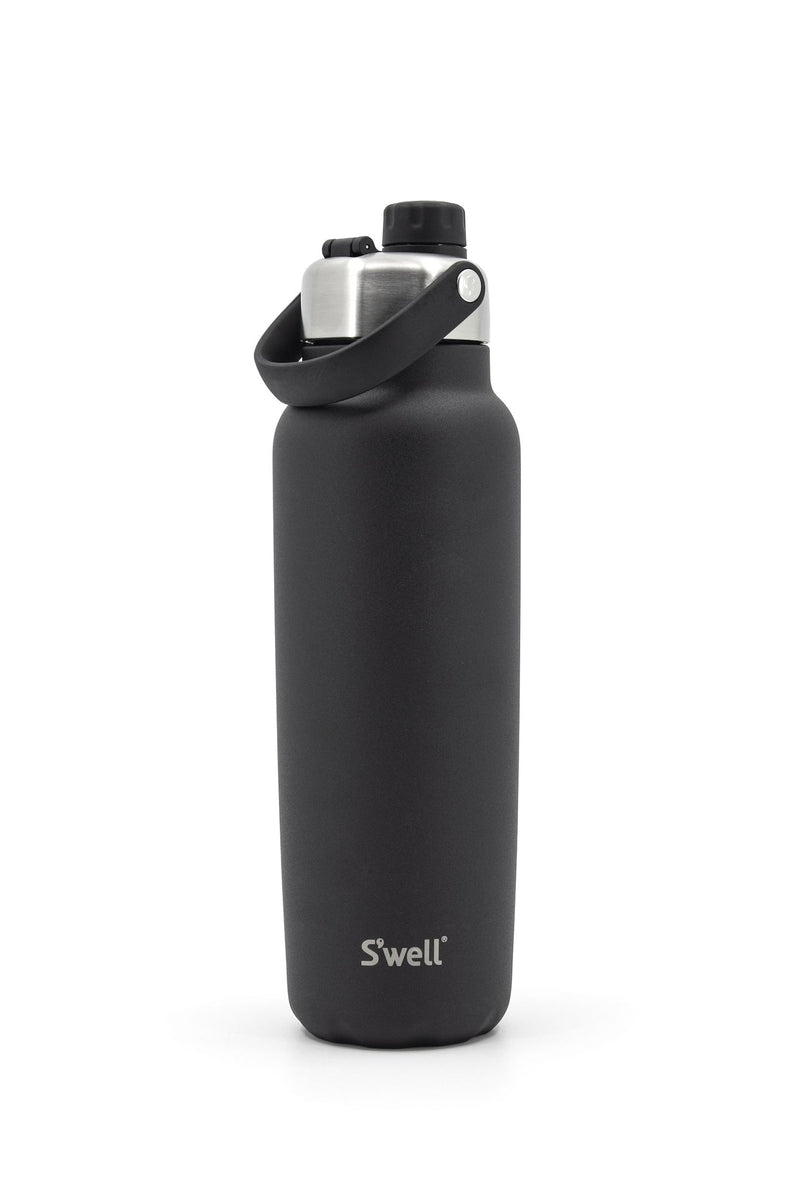 Explorer Insulated Stainless Steel Hydration Bottle, 40-oz, Black, with Chug Lid, BPA Free K6988
