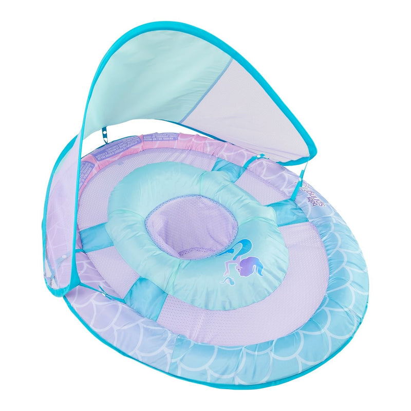 Baby Spring Pool/Water Float with Removable Sun Canopy, Mermaid Design, Ages 9-24m X6772