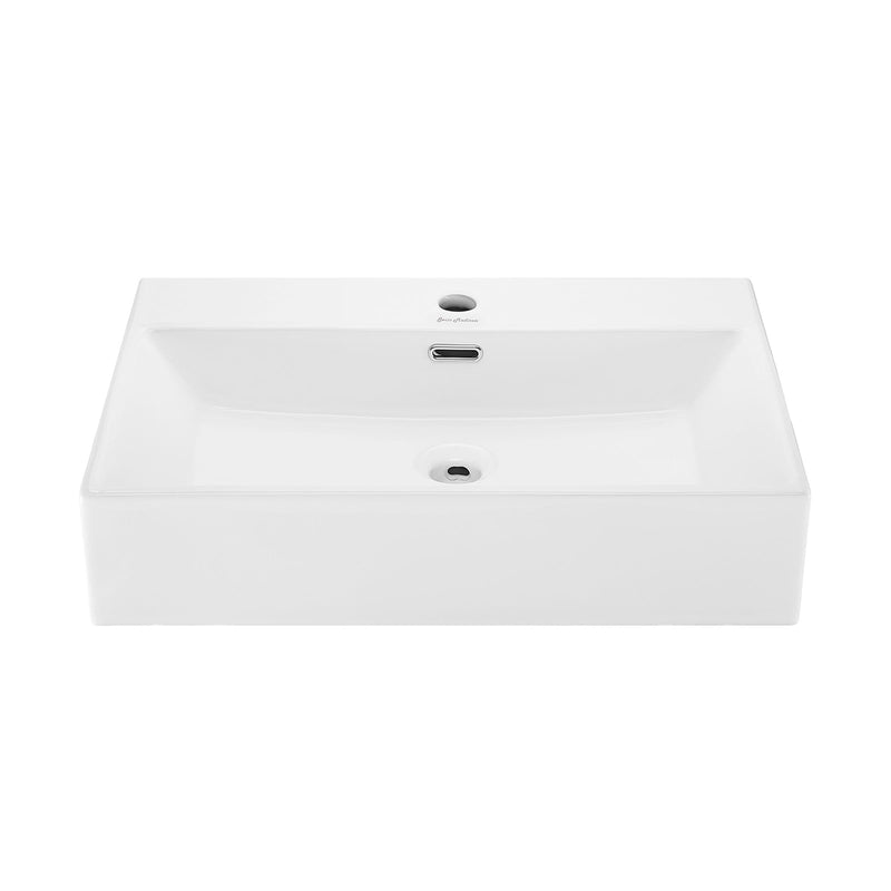 Claire Rectangle Wall-Mount Bathroom Sink, 24-in Z4756