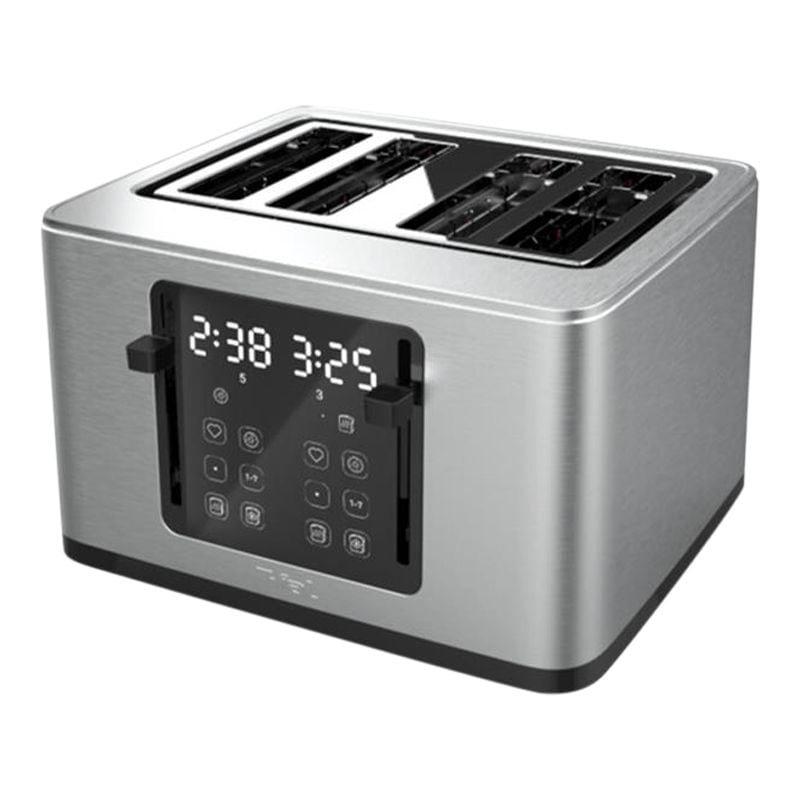 4-Slice Stainless Steel Digital Toaster, Extra wide slots, 7 Browning levels Q3592