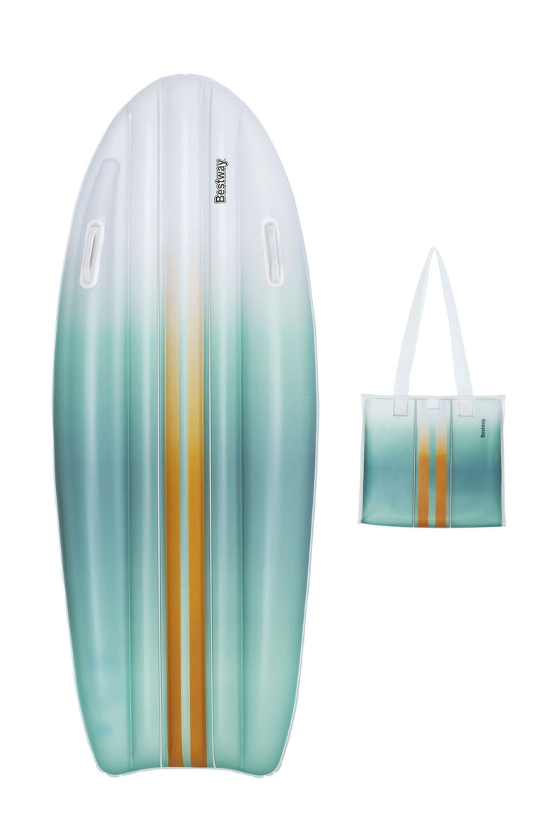 Tahiti Cyan Beach Tote & Matching Inflatable Float Set, 13-in C5202