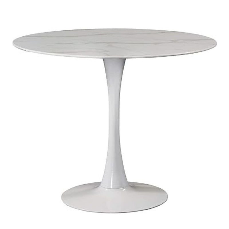 Leo Faux Marble Dining Table Tulip Base D7946