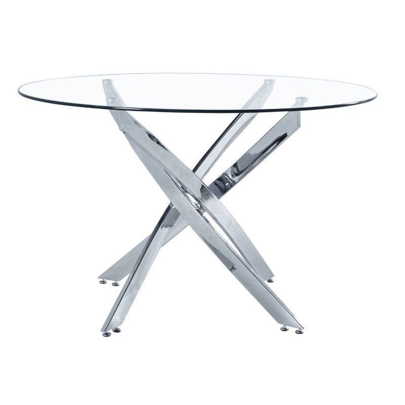 Star Glass Round Dining Table W575