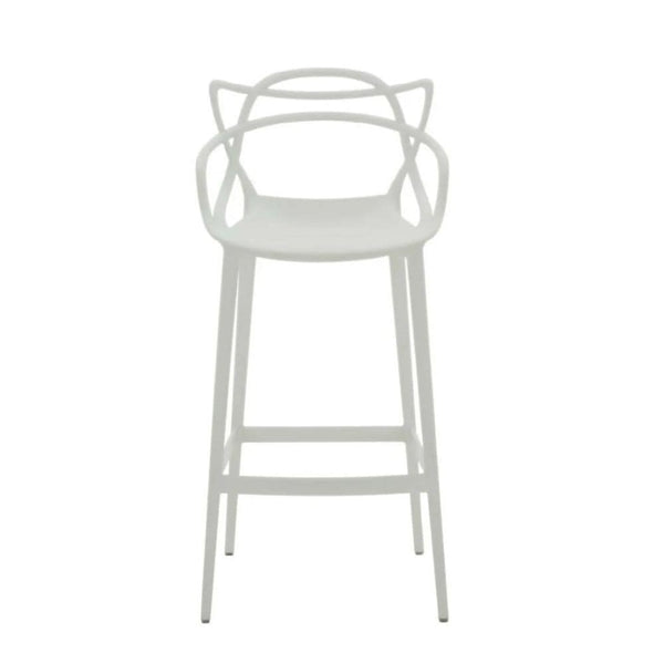 White Molded Polypropylene Keeper Stool K8047