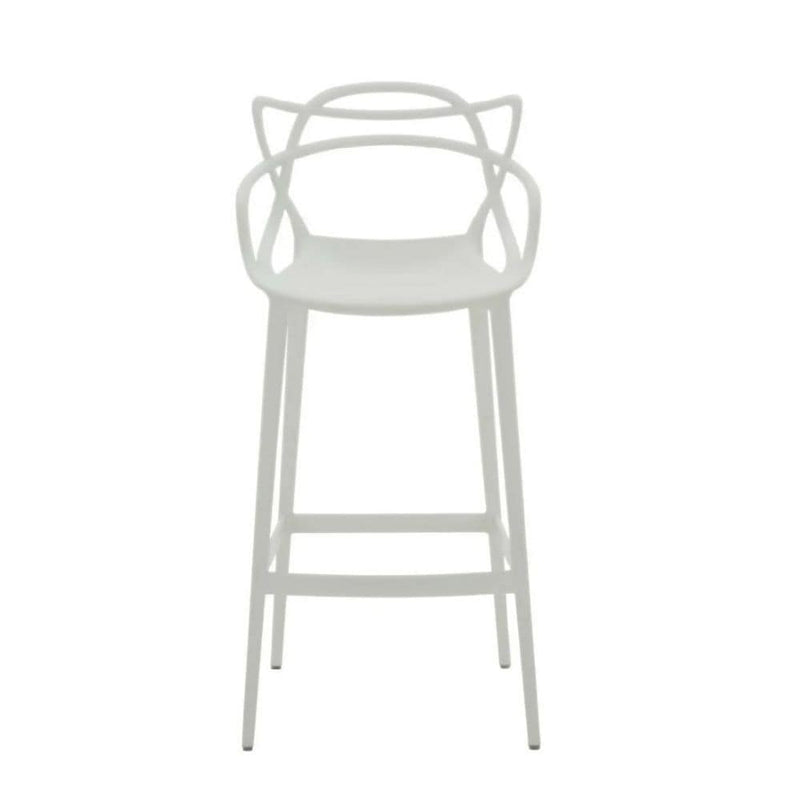White Molded Polypropylene Keeper Stool K8047