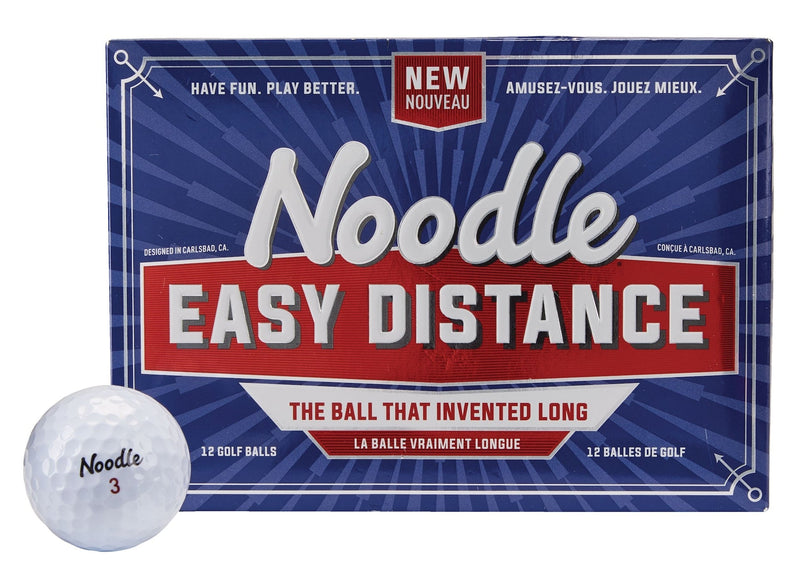 Noodle Easy Distance Golf Balls, White, 12-pk I7565