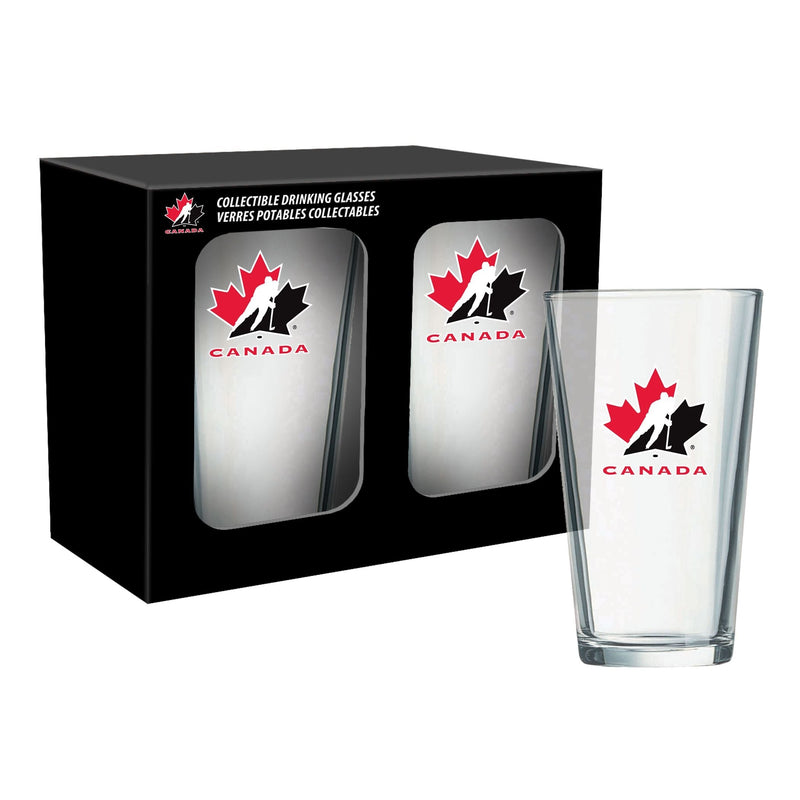 Hockey Mixing Pint Glass Box Set, 2-pk, 16-oz J9528