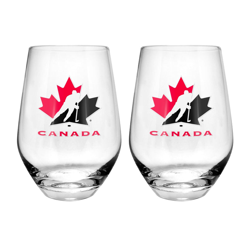 Stemless Wine Glass Set, 19-oz, 2-pk V9656