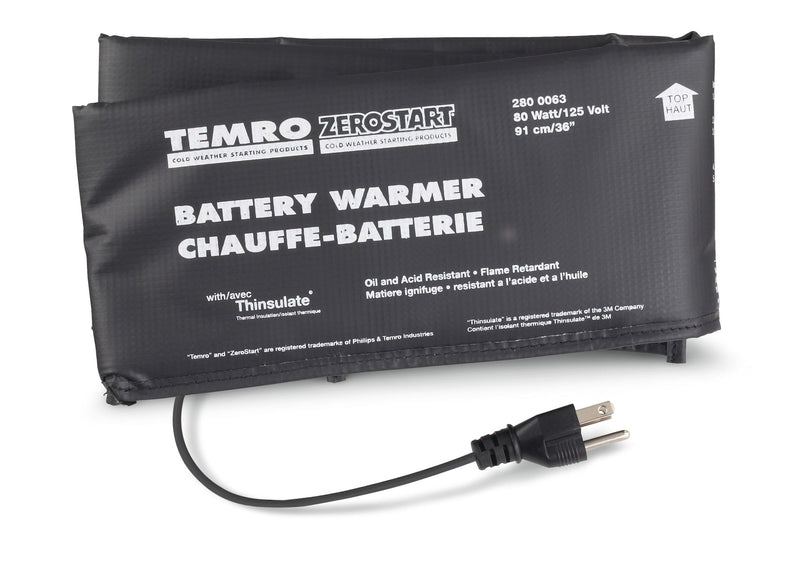Zerostart 2800063 Battery Warmer/Blanket, 80W, 36-in X6935