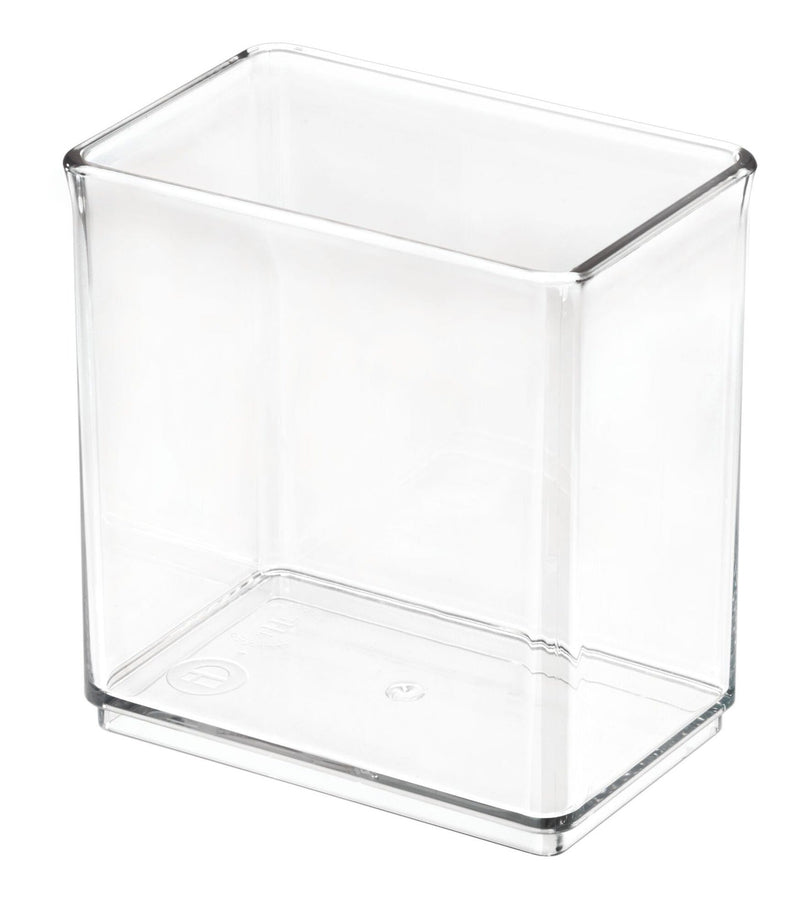 Clear Stackable Deep Organizing Storage Bin, 1-L N6643