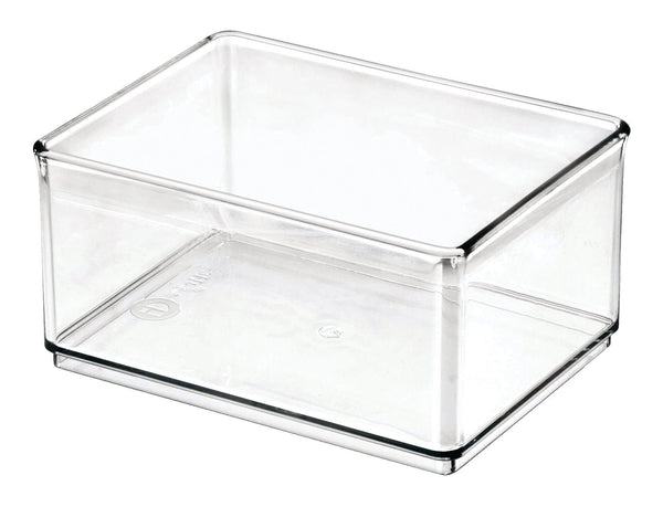 Clear Stackable Medium Shallow Organizing Storage Bin, 1.2-L S3659